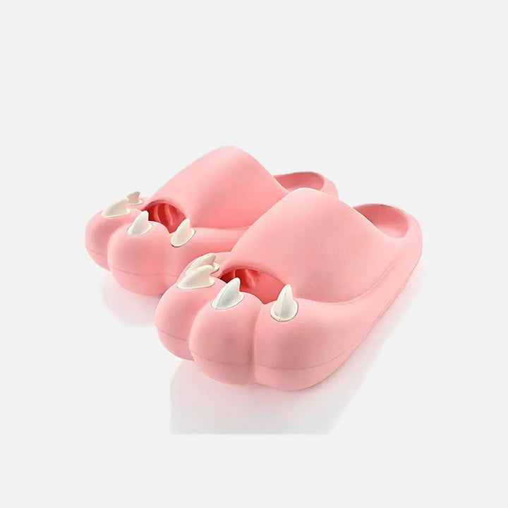 Cats paw claw slippers for cozy style and cat lovers - pink / 36-37