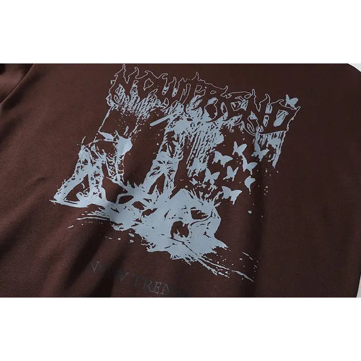 Chaos & y2k butterflies hoodie for streetwear lovers - hoodies