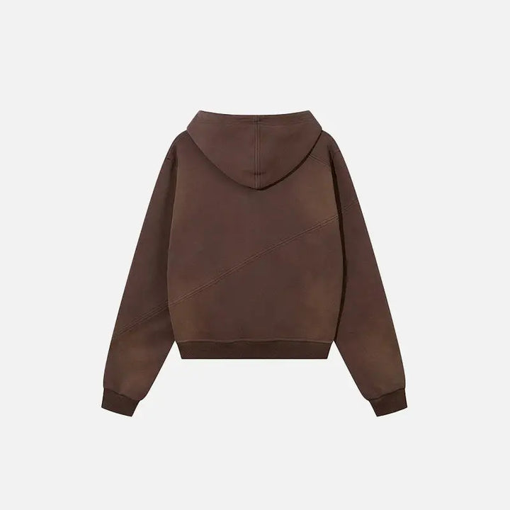Chic solid color y2k hoodie for comfort and style - hoodies