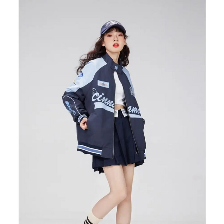 Cinnamoroll y2k loose jacket in high quality cotton - jackets