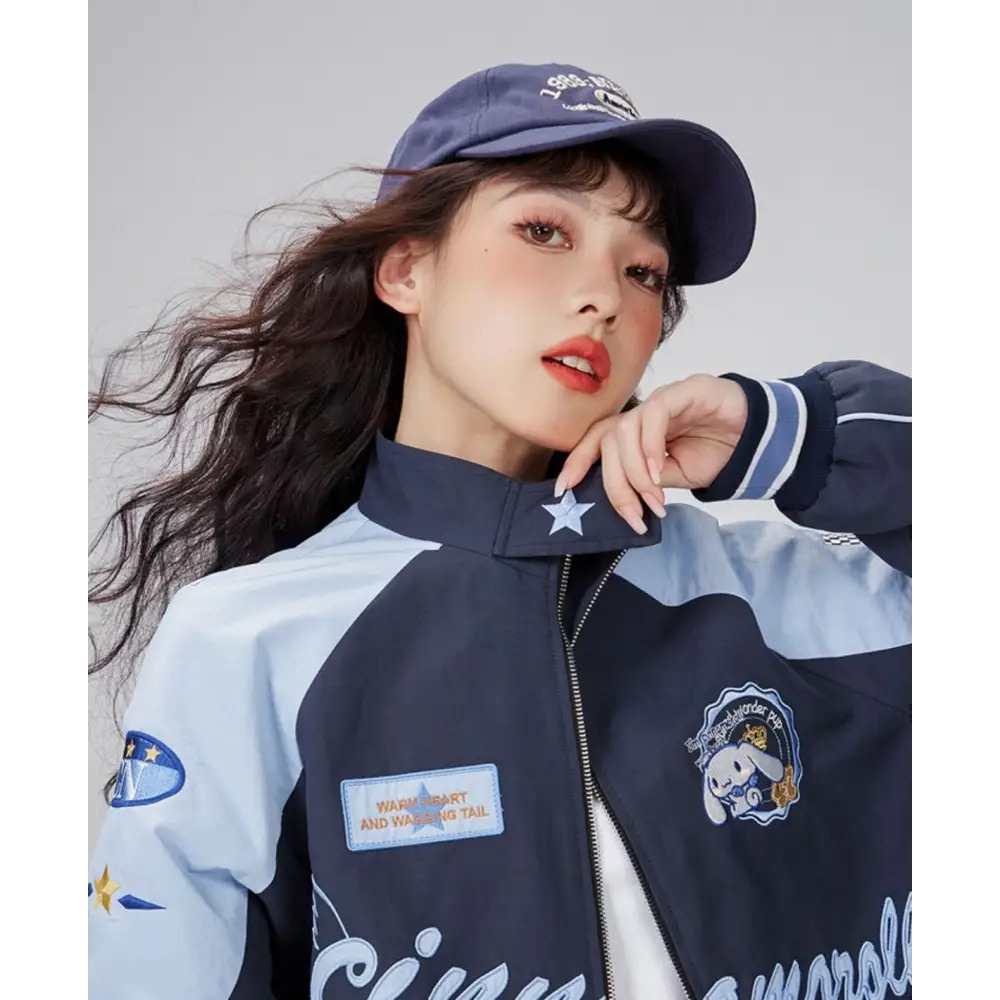 Cinnamoroll y2k loose jacket in high quality cotton - jackets