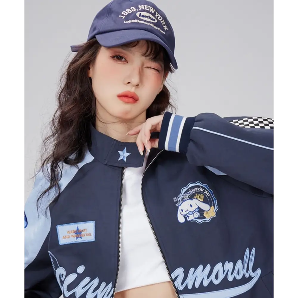 Cinnamoroll y2k loose jacket in high quality cotton - jackets