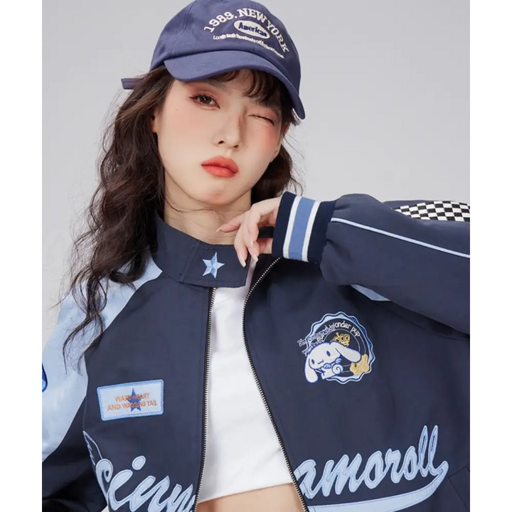 Cinnamoroll y2k loose jacket in high quality cotton - jackets