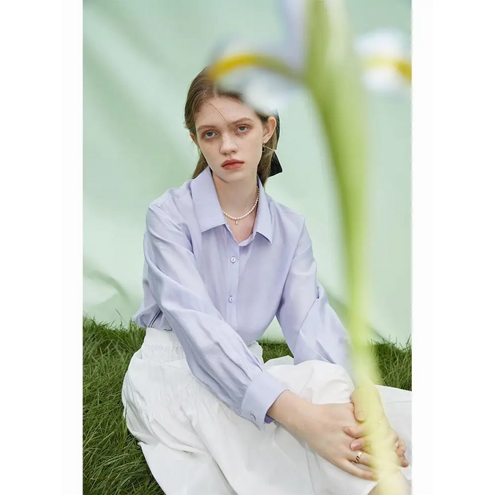 Classic soft color shirt for elegant attire