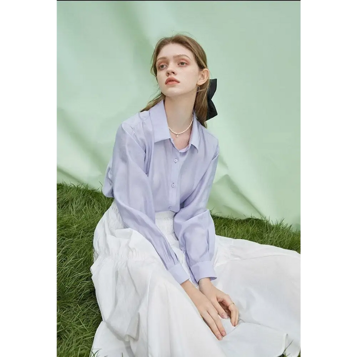 Classic soft color shirt for elegant attire