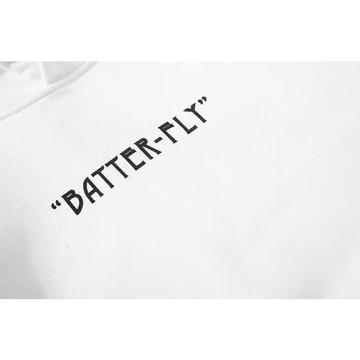 Y2k colorful butterfly print hoodie for a stylish wardrobe upgrade - hoodies