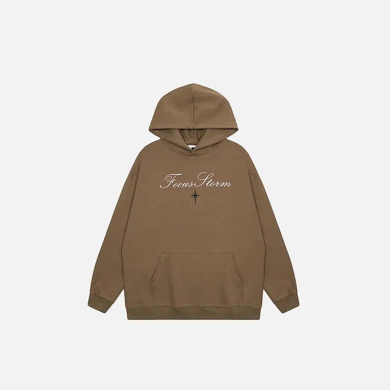 Colisée y2k graphic hoodie from the streetwear collection - auburn / m - hoodies