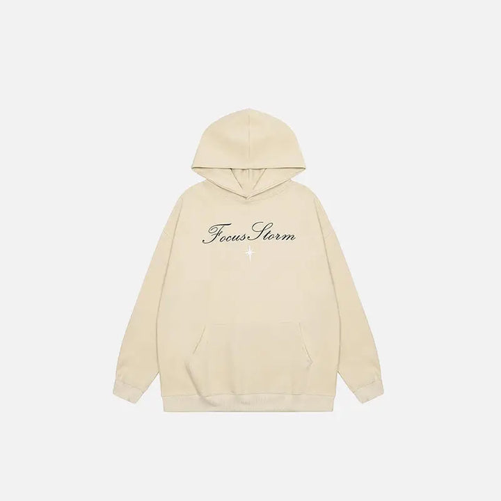 Colisée y2k graphic hoodie from the streetwear collection - beige / m - hoodies