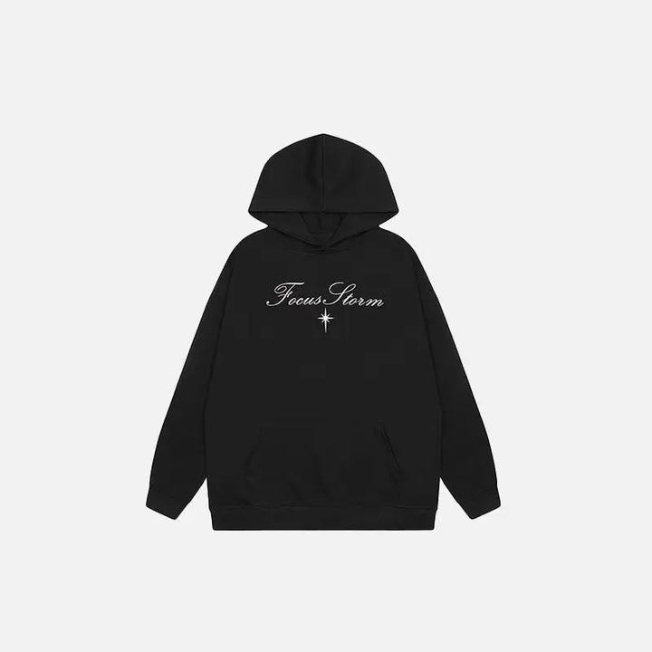 Colisée y2k graphic hoodie from the streetwear collection - black / m - hoodies