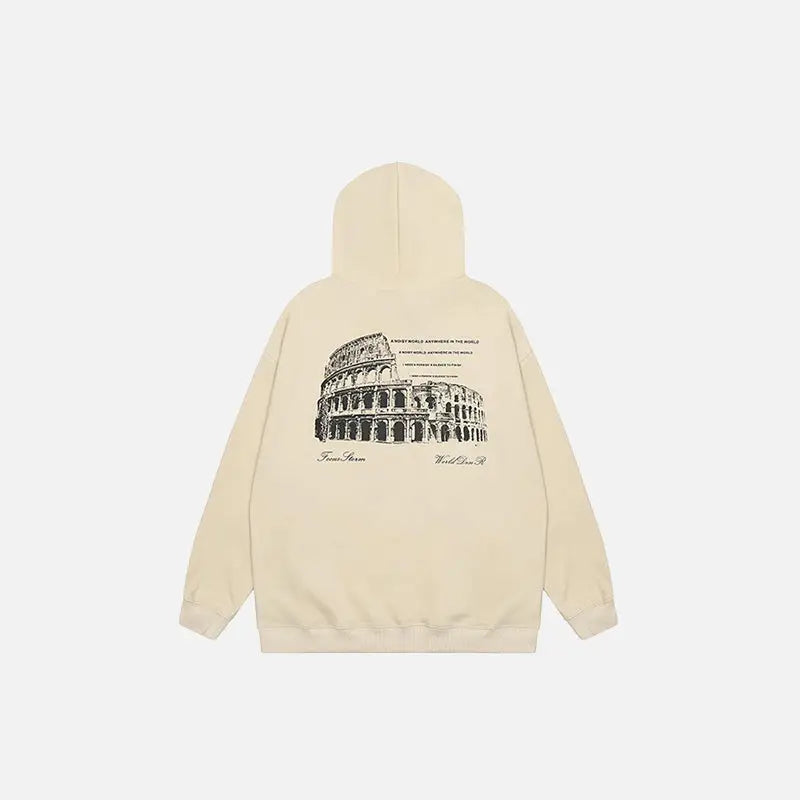 Colisée y2k graphic hoodie from the streetwear collection - hoodies
