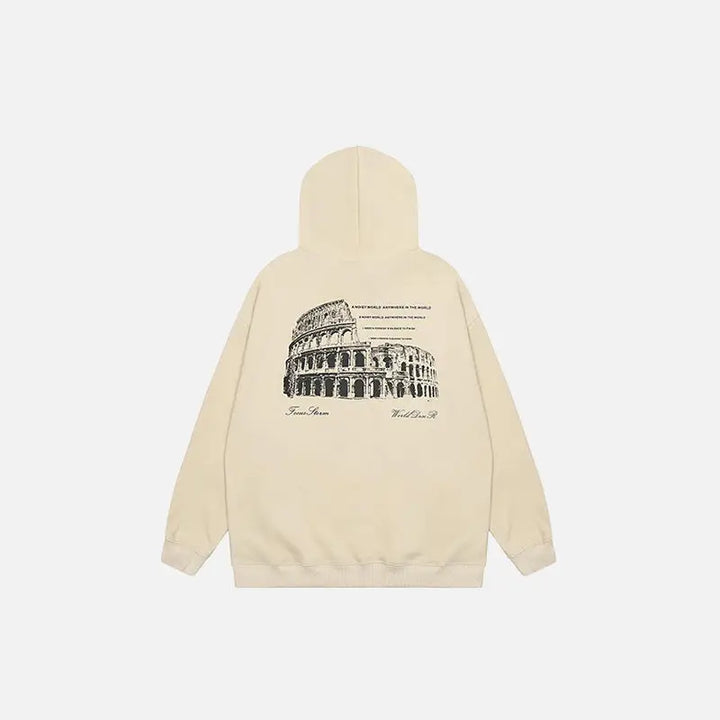 Colisée y2k graphic hoodie from the streetwear collection - hoodies