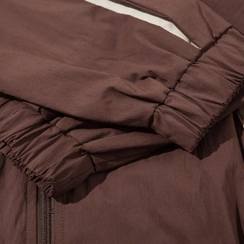 Y2k windbreaker jacket made of high quality polyester