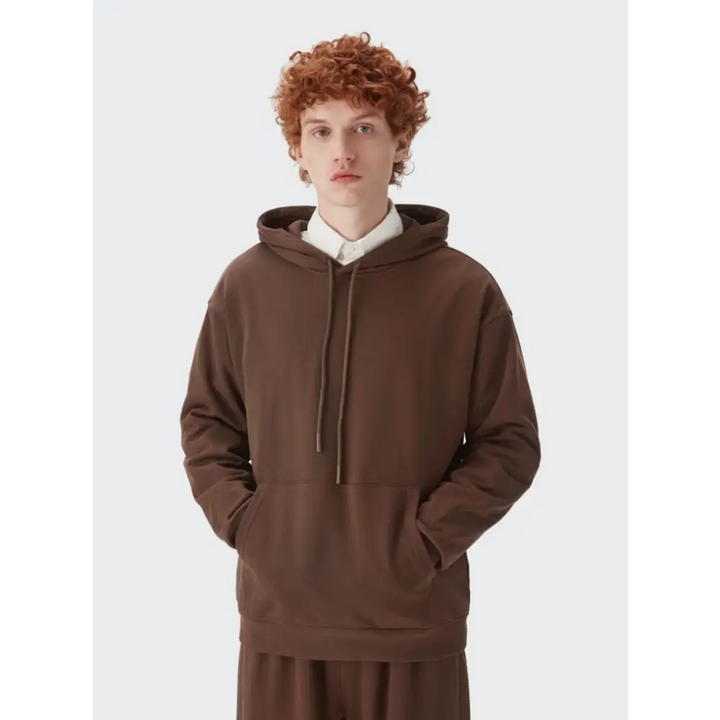 Trendy y2k oversized hoodie with drawstring for comfort and style - coffee / s - hoodies