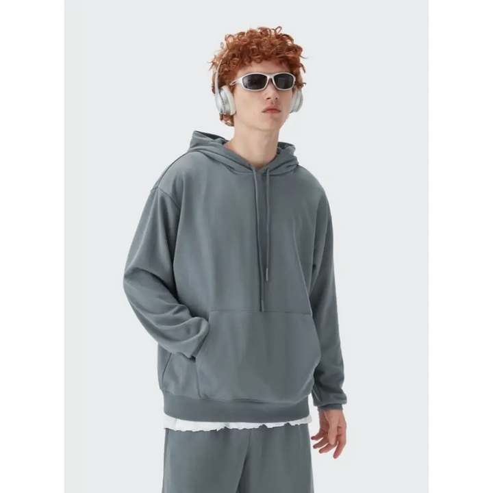 Trendy y2k oversized hoodie with drawstring for comfort and style - hoodies