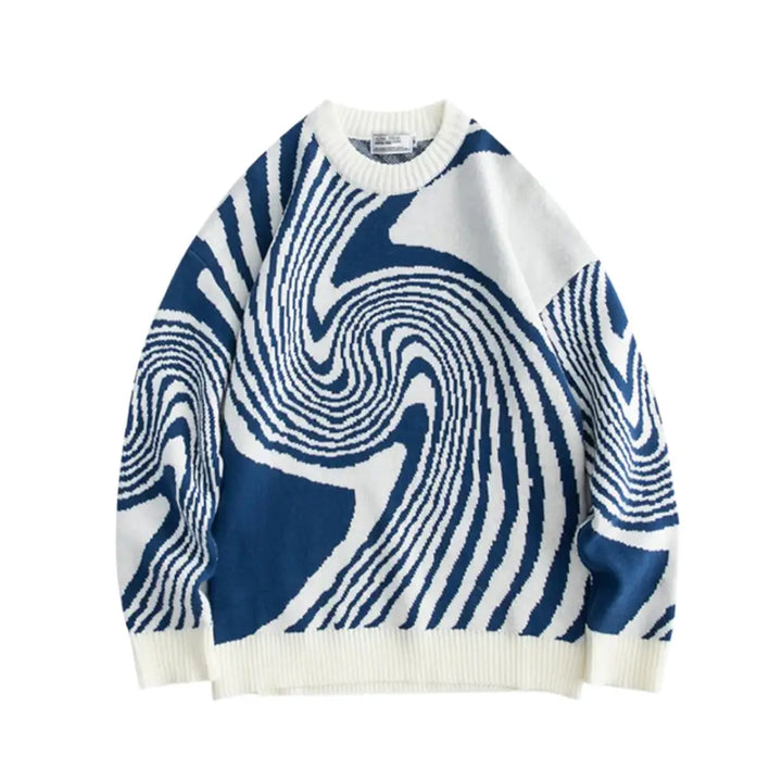 Confused 400gsm y2k pullover for urban fashion enthusiasts - blue / m