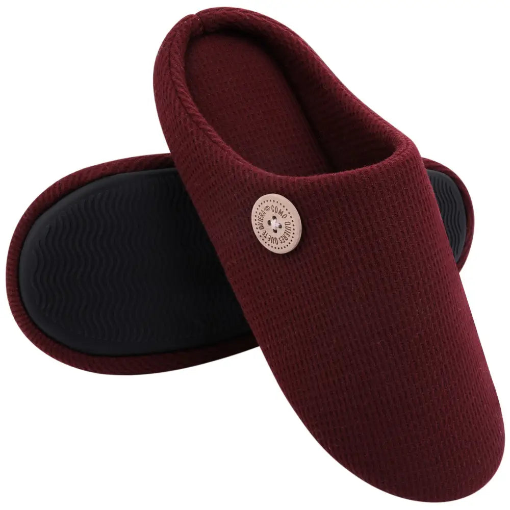 Cozy rupper y2k slippers for ultimate comfort and style wine red / 36/37 (insole 8.8 9 inch)