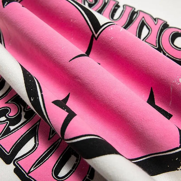 Y2k cracked heart letter print hoodie for stylish comfort - hoodies