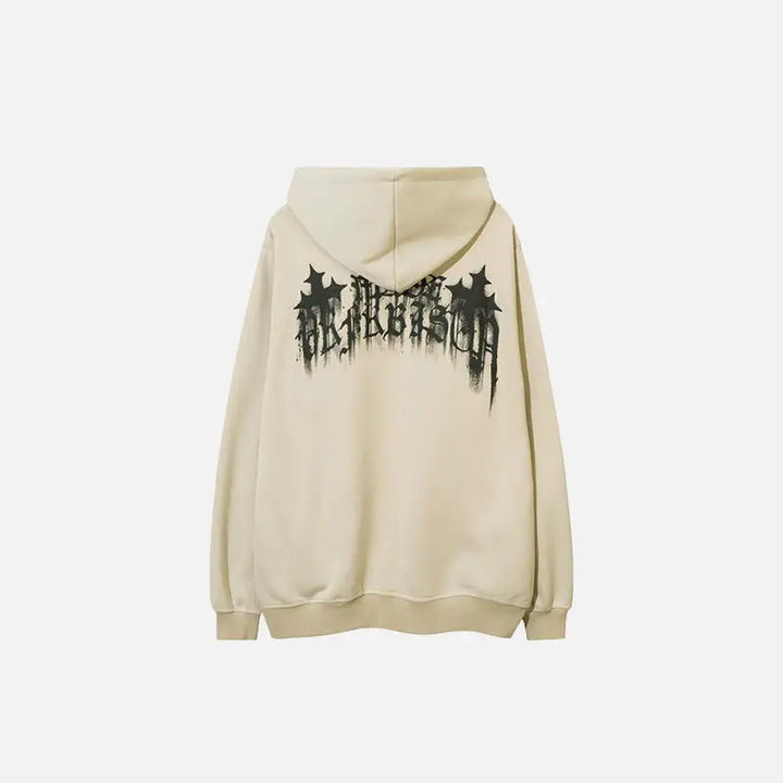 Cross long sleeve printed hoodie for style and comfort - hoodies