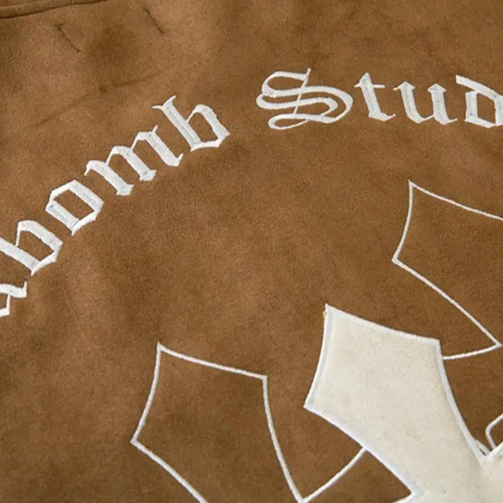 Original y2k varsity style jacket in high quality acrylic - varsity jackets