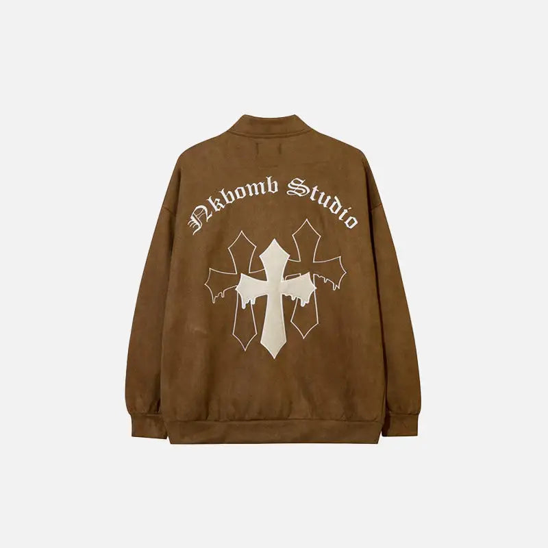 Original y2k varsity style jacket in high quality acrylic - varsity jackets