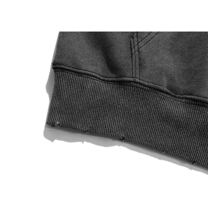 Crucifix washed hoodie for y2k streetwear style - hoodies