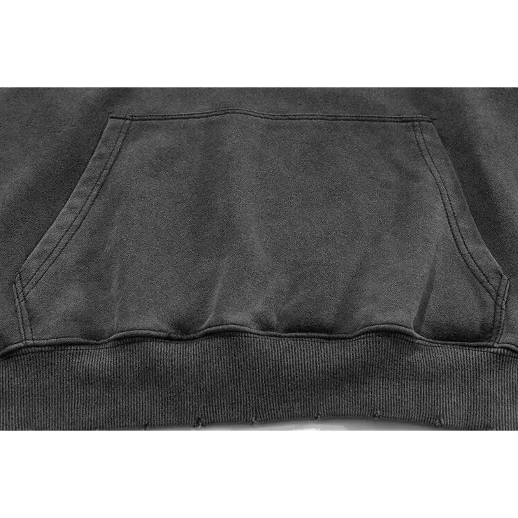 Crucifix washed hoodie for y2k streetwear style - hoodies