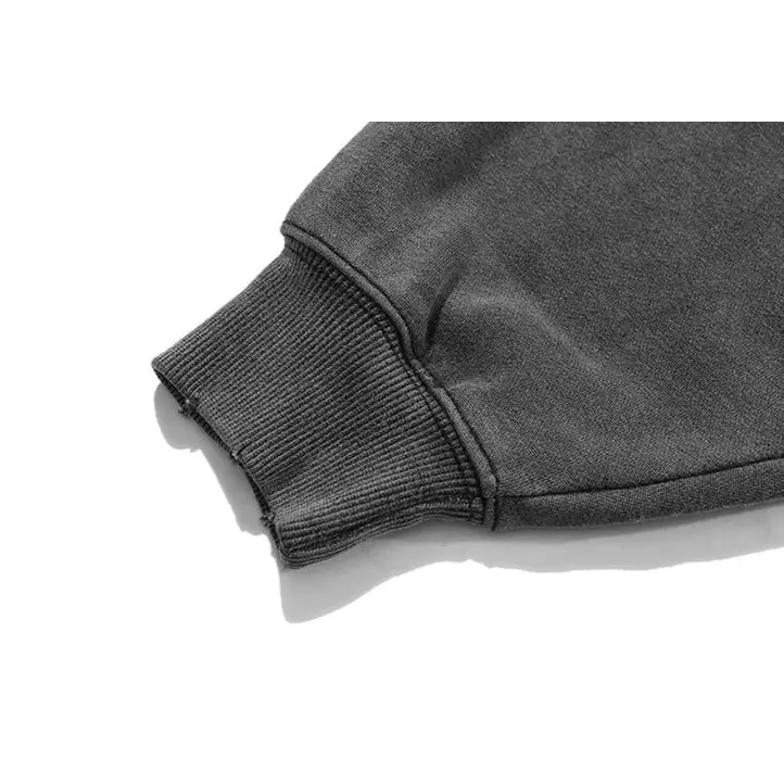 Crucifix washed hoodie for y2k streetwear style - hoodies