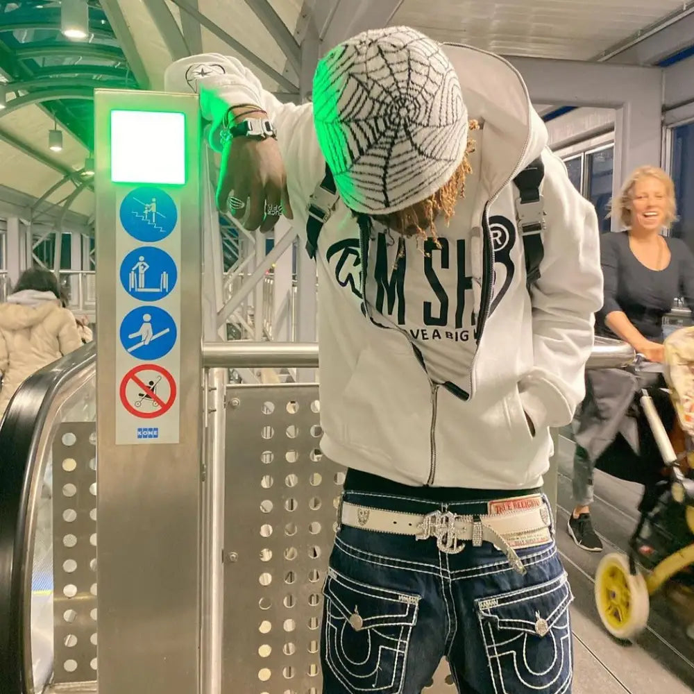 Custom y2k zippered hoodies in 3 colors