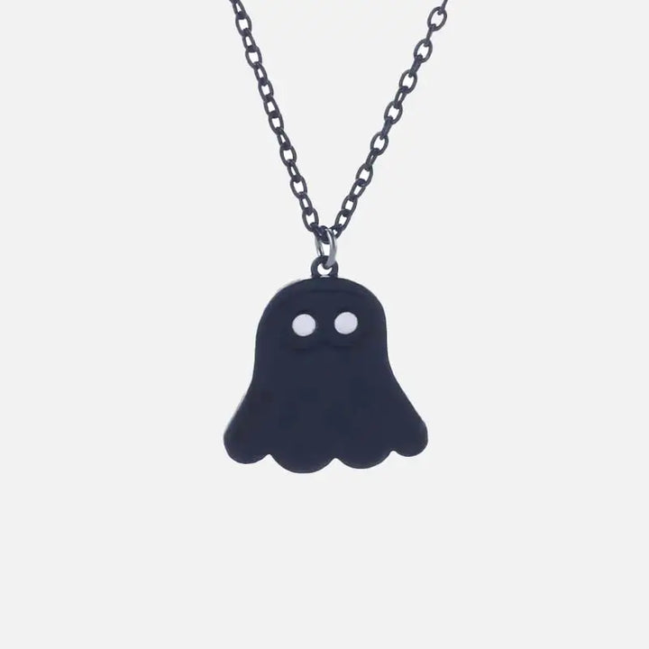 Cute ghosts pendant in zinc alloy for enchanting style - necklaces