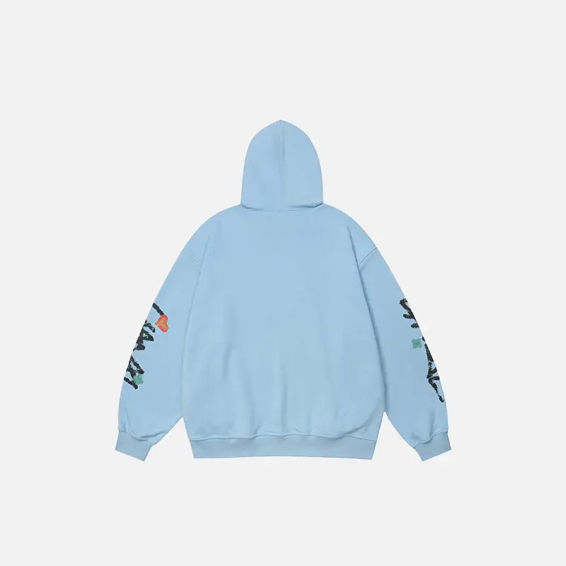 Cute y2k graphic print hoodie for style and comfort - hoodies