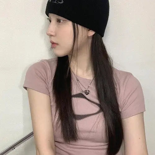 Refreshing cyber y2k crop top for women this season