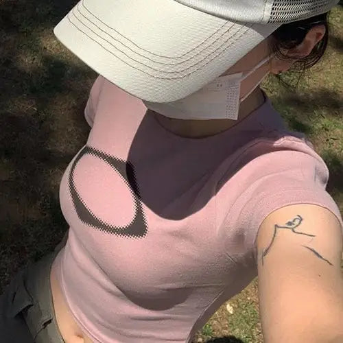 Refreshing cyber y2k crop top for women this season