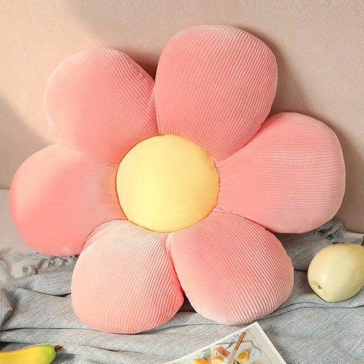 Y2k aesthetic daisy pillow for stylish home decor - pink / 35cm