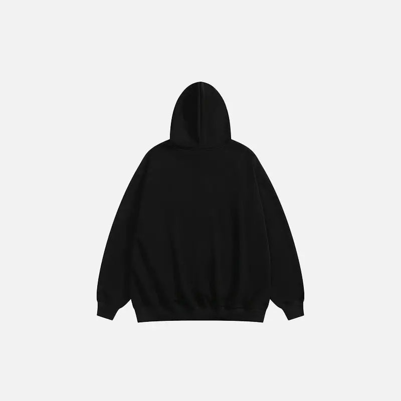 Dancing rose y2k oversized hoodie for trendy streetwear style - hoodies