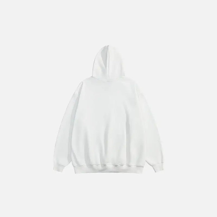 Dancing rose y2k oversized hoodie for trendy streetwear style - hoodies