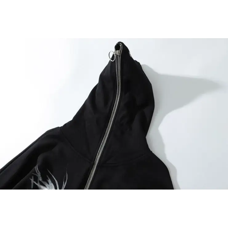 Dark thoughts hoodies for a cozy y2k vibe