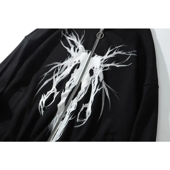 Dark thoughts hoodies for a cozy y2k vibe