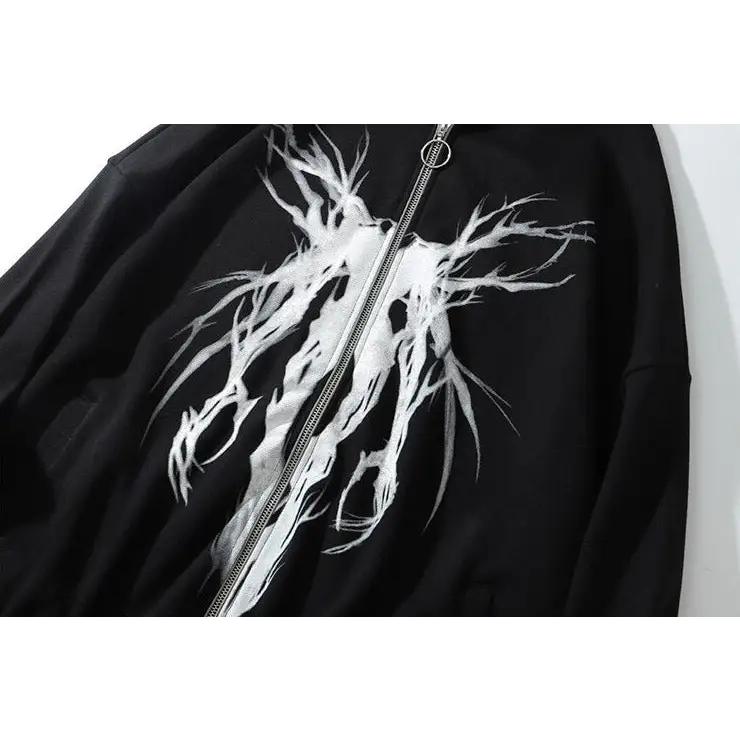 Dark thoughts hoodies for a cozy y2k vibe