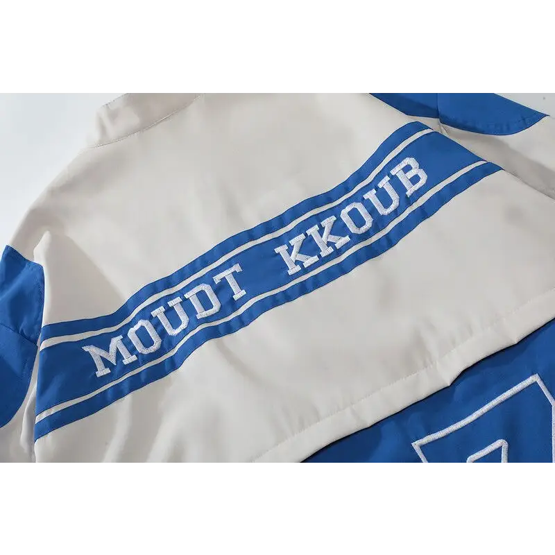 Removable cropped varsity jacket for y2k streetwear style - varsity jackets