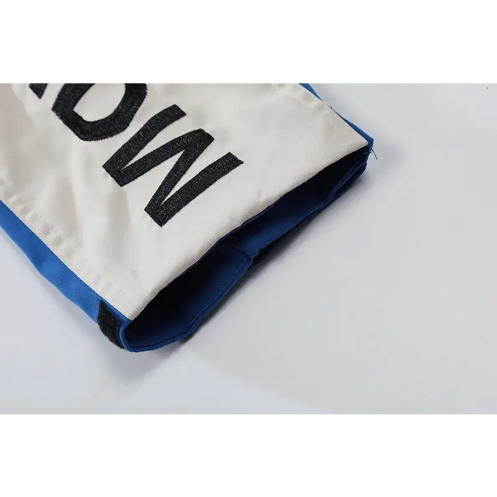 Removable cropped varsity jacket for y2k streetwear style - varsity jackets