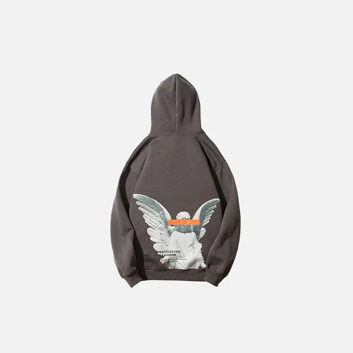 Revolutionary disintegration hoodie y2k for comfort and style - grey / m - hoodies