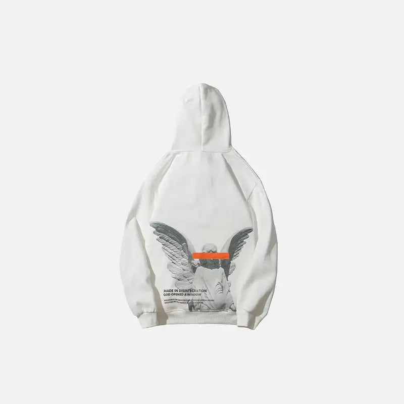 Revolutionary disintegration hoodie y2k for comfort and style - white / m - hoodies