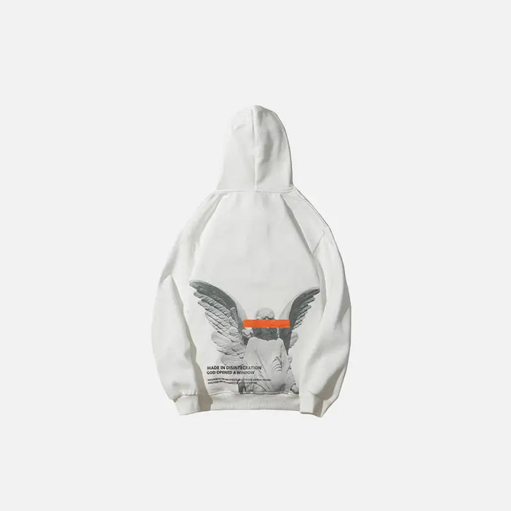 Revolutionary disintegration hoodie y2k for comfort and style - white / m - hoodies