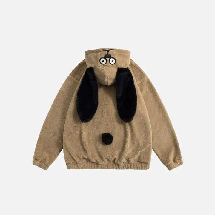 Y2k dog ears hoodie for trendy streetwear style - hoodies