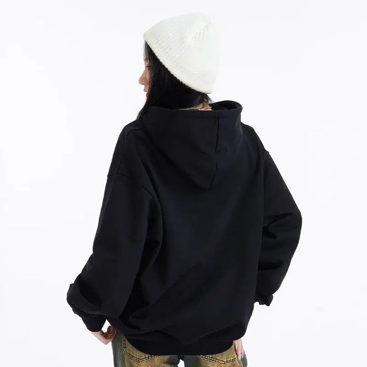 Dog pictures oversized hoodie for comfort and style - hoodies