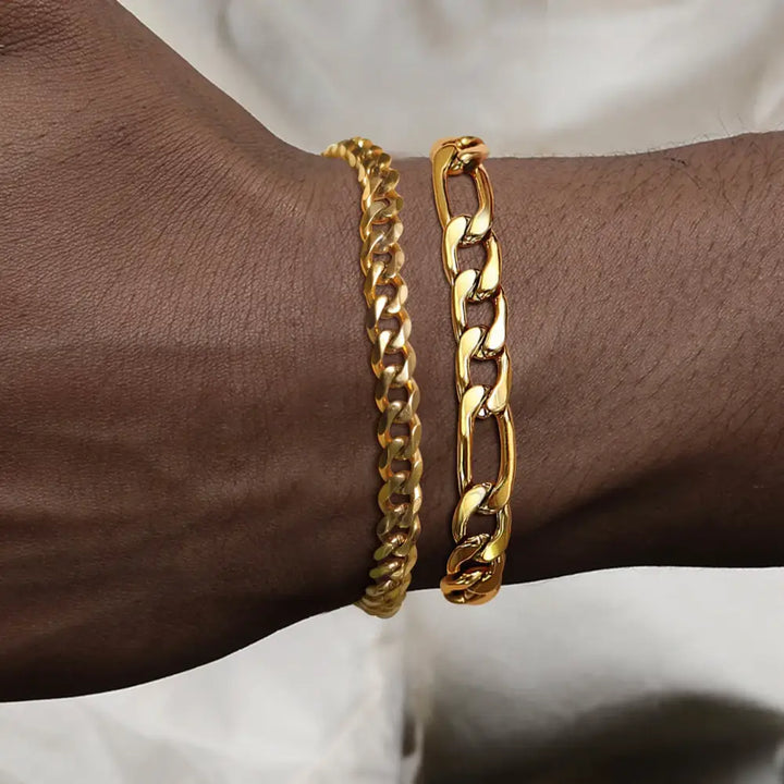 Y2k double twist stainless steel chain bracelet for fashion-forward style - necklace