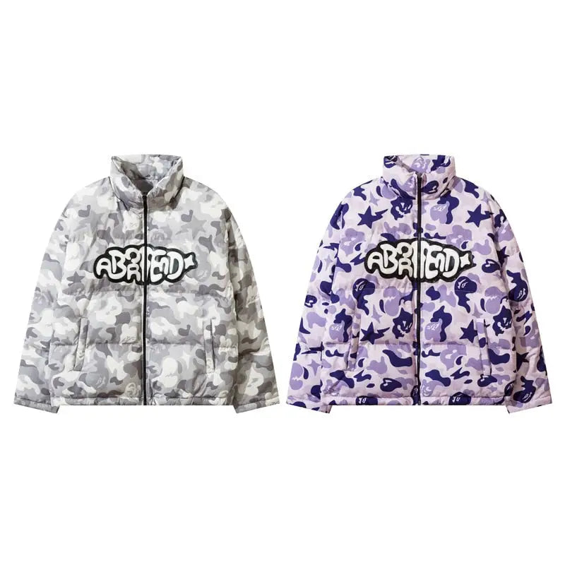 Aesthetic y2k down jacket - stylish winter