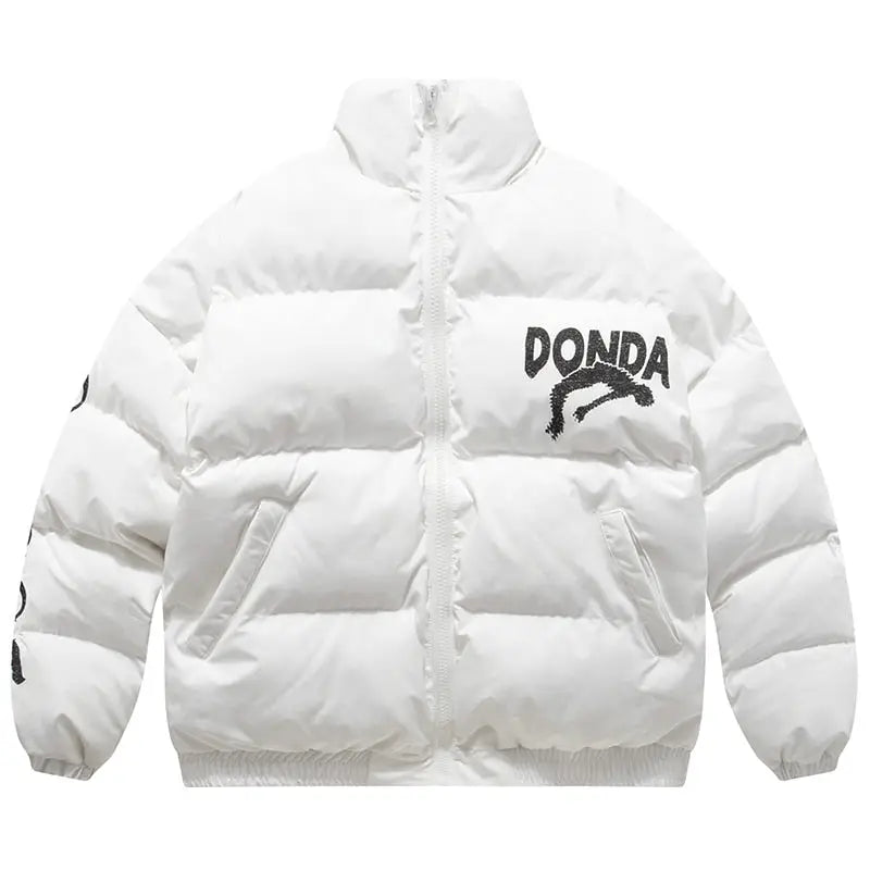 Donda y2k down jacket: style and warmth by kanye west - white / m