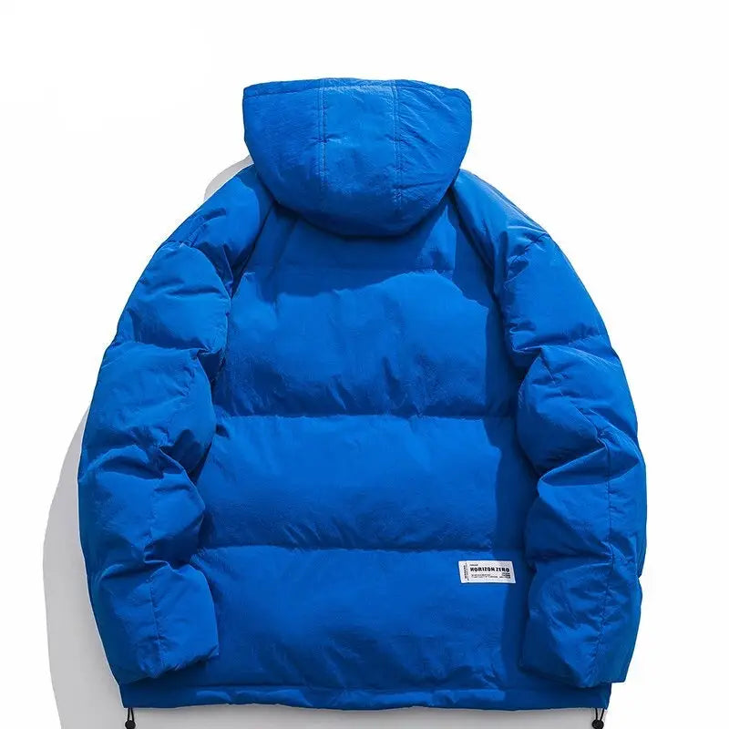 Drill y2k style down jacket - colorful and warm