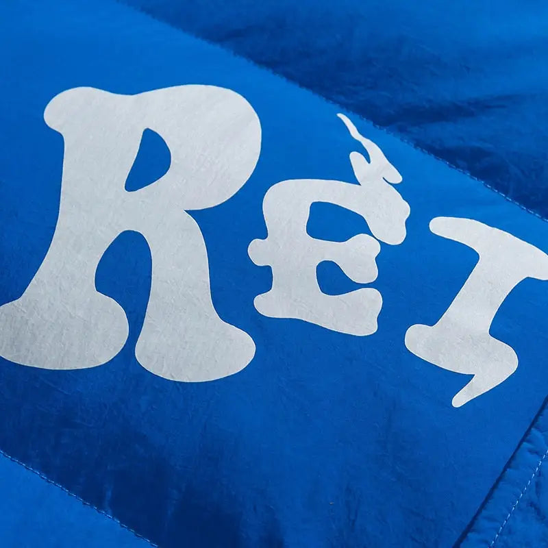 Drill y2k style down jacket - colorful and warm